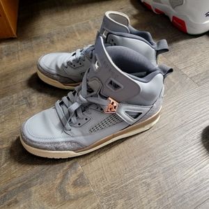 Jordans Wolf Gray and Seafoam